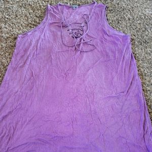 Plus Size Sleeveless Shirt